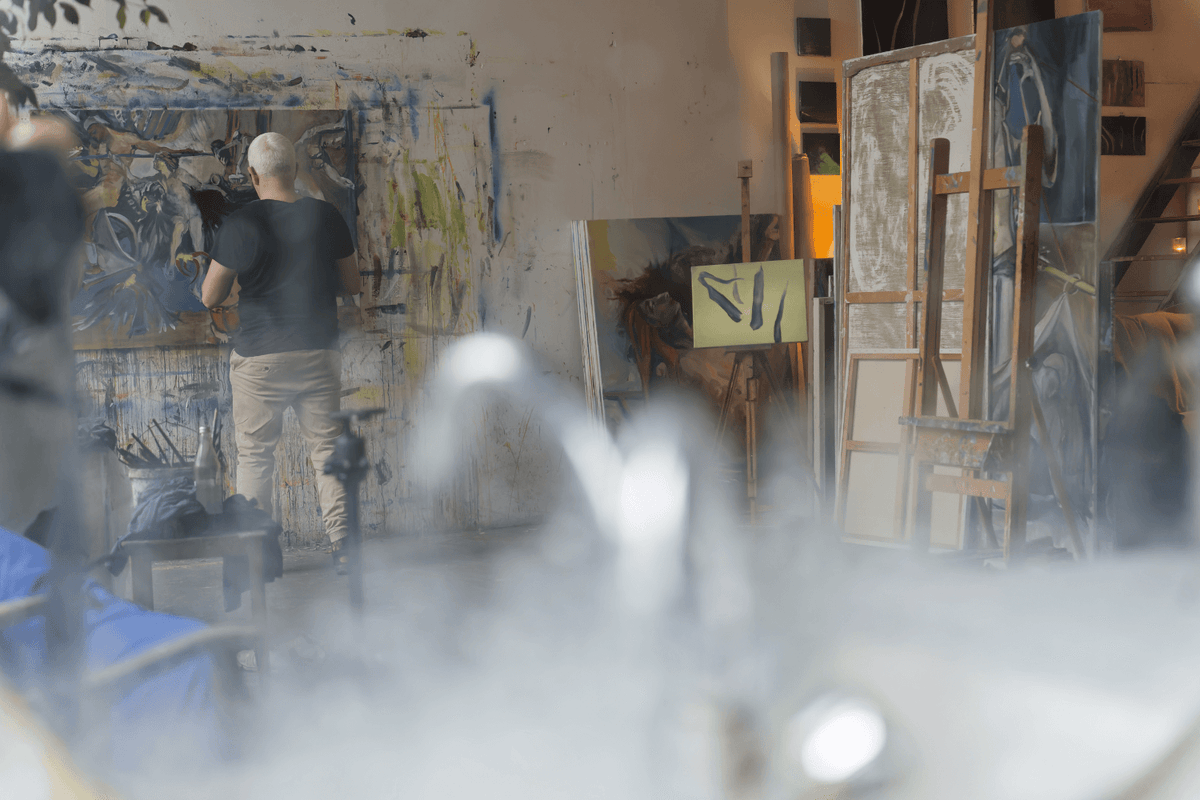 Scherwitz im Atelier